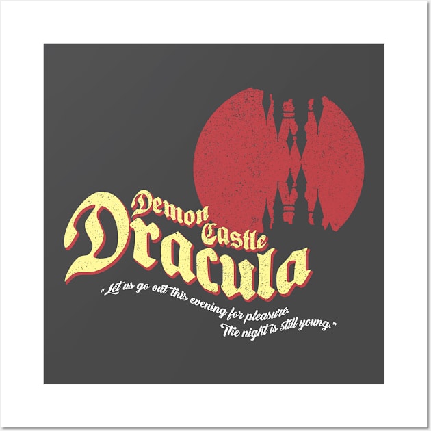 Visit Demon Castle Dracula Wall Art by JCPDesigns